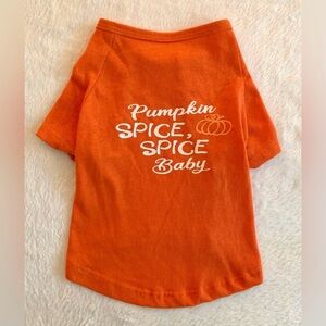 NWT Orange pet t-shirt. Cotton. Sizes/breed in photos.